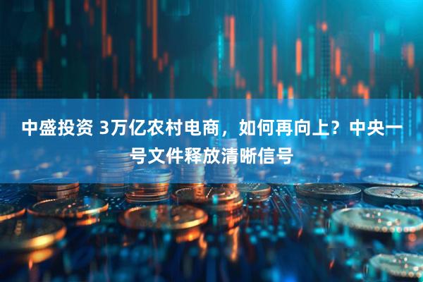 中盛投资 3万亿农村电商，如何再向上？中央一号文件释放清晰信号